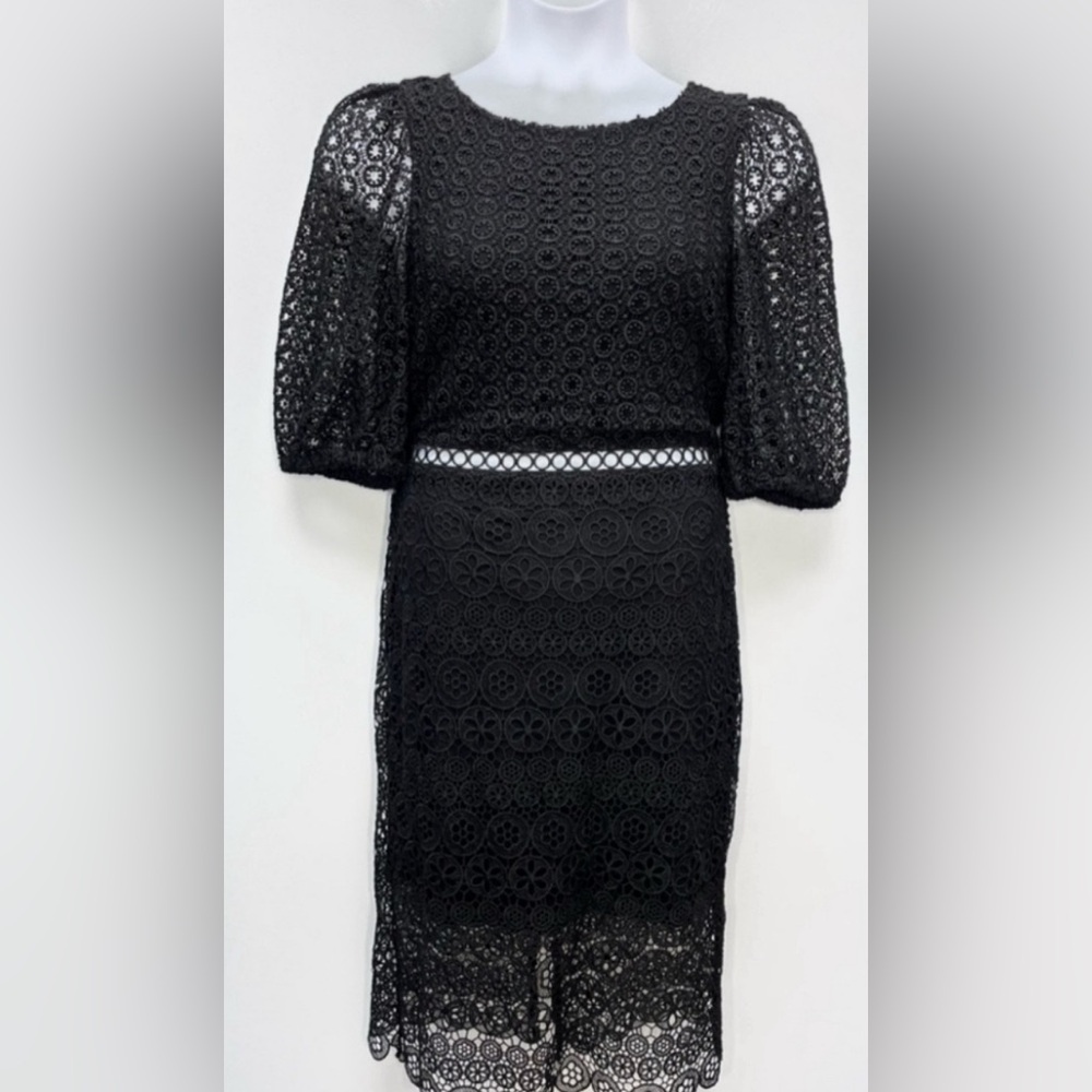 Express Crotchet Black Dress XSmall NWOT